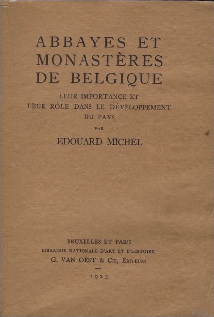 ABBAYES ET MONASTERES DE BELGIQUE,