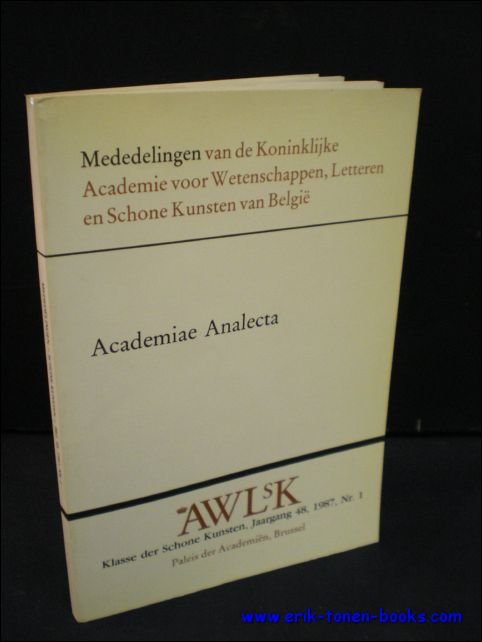 ACADEMIAE ANALECTA,