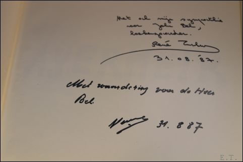 ALFONS VERMEIR. 1973 . MET OPDRACHT AUTEUR