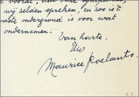 Alles komt terecht, ** Met handschrift als opdracht aan Albert …
