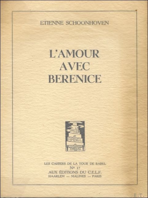 Amour avec Berenice. *** signes par l'auteur !