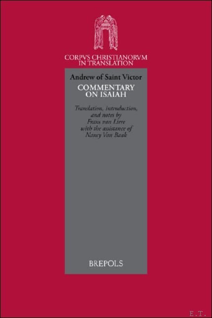Andrew of Saint Victor, Commentary on Isaiah