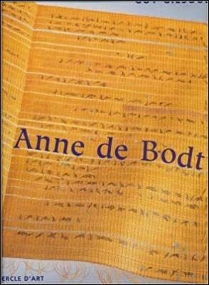 Anne de Bodt monografie.