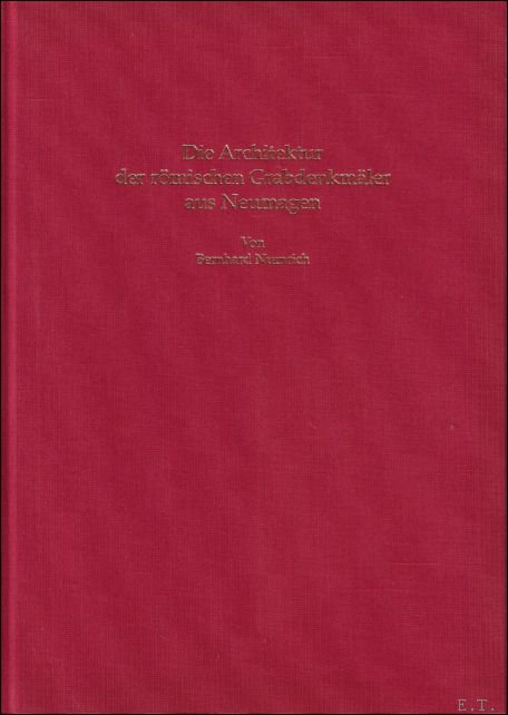 Architektur der r mischen Grabdenkm ler aus Neumagen Beitr ge …