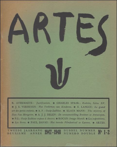 ARTES nummer 1-2 , tweede jaargang 1647-1948