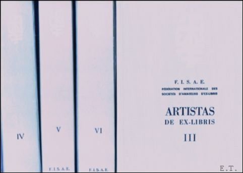 Artistas de Ex-Libris. III - VII. set 5 vols.