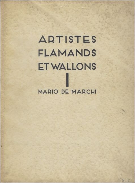 ARTISTES FLAMANDS ET WALLONS, 2 volumes.(volume 1 : 2 exemplaires, …