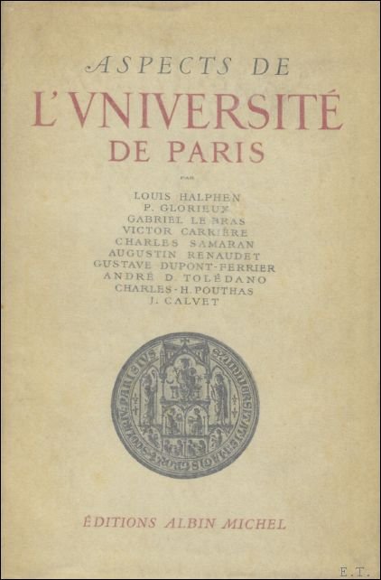 ASPECTS DE L' UNIVERSITE DE PARIS.
