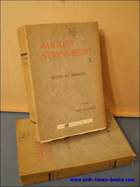 AUGUST STRINDBERG, Leven en werken. Twee delen.