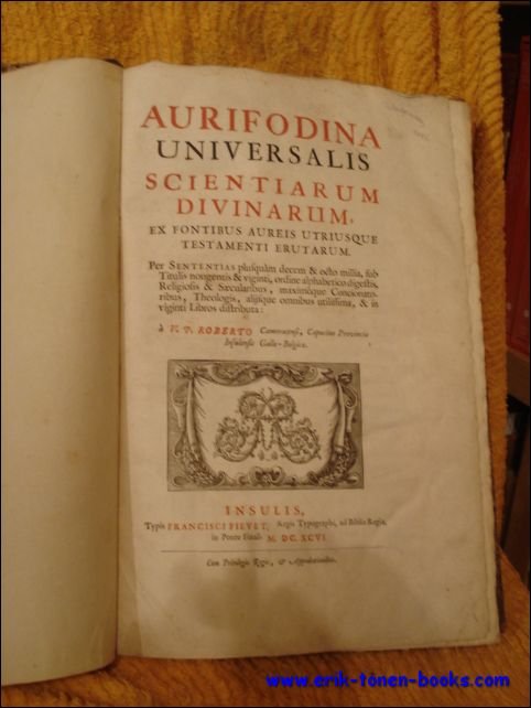 AURIFODINA UNIVERSALES SCIENTIARUM DIVINARUM.