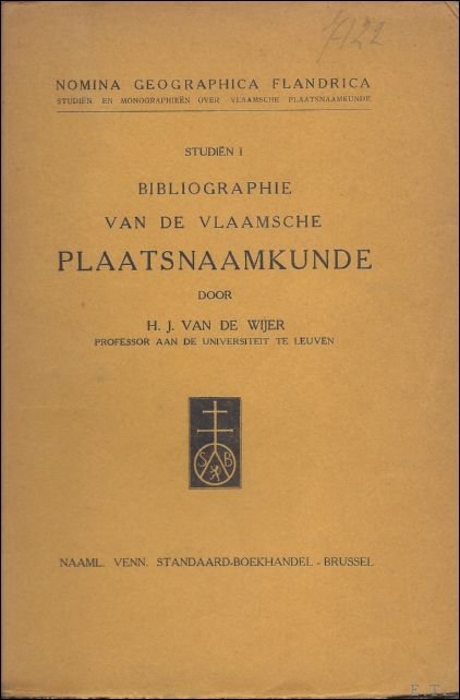 BIBLIOGRAPHIE VAN DE VLAAMSCHE PLAATSNAAMKUNDE.