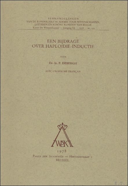 bijdrage over haploidie-inductie.