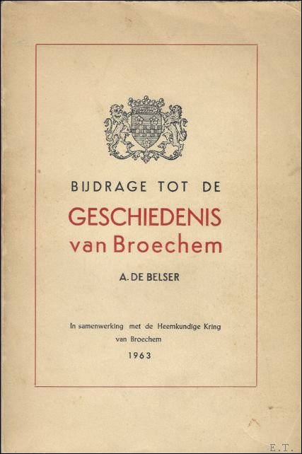 Bijdrage tot de geschiedenis van Broechem. | Immagine Gallery 2