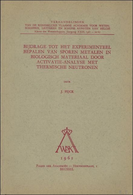 Bijdrage tot het experimenteel bepalen van sporen metalen in biologisch … | Immagine Gallery 2