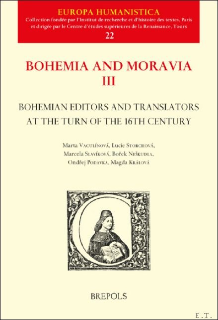 Bohemian Editors and Translators at the Turn of the 16th …