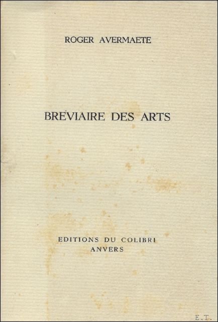 Breviaire des arts.