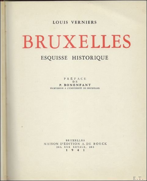 BRUXELLES ESQUISSE HISTORIQUE. | Immagine Gallery 2