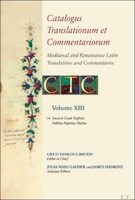 Catalogus Translationum et Commentariorum: Mediaeval and Renaissance Latin Translations and …