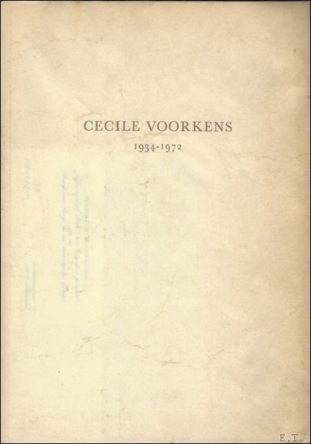 CECILE VOORKENS 1934-1972.