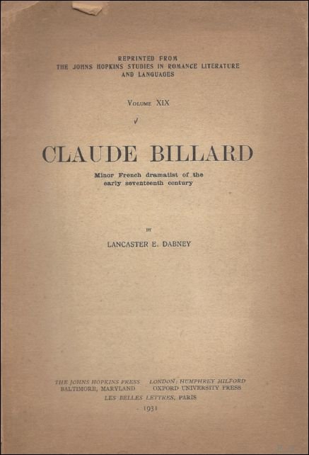 CLAUDE BILLARD.