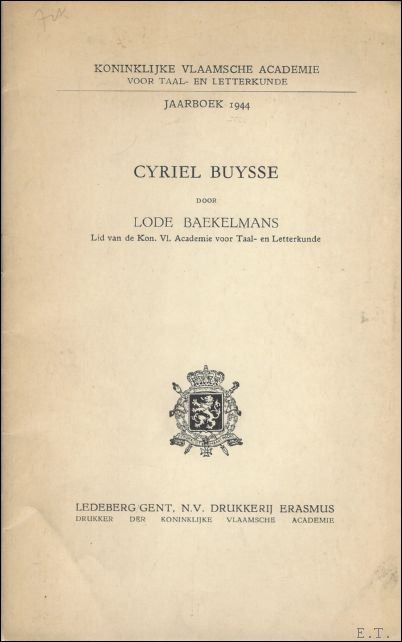 Cyriel Buysse