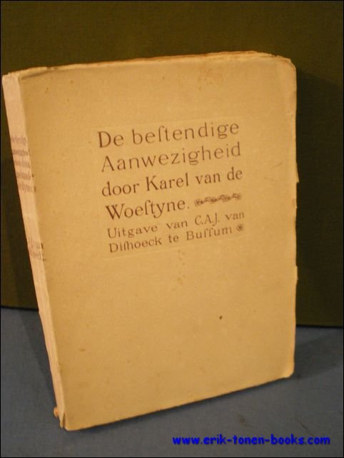 DE BESTENDIGE AANWEZIGHEID, | Immagine principale