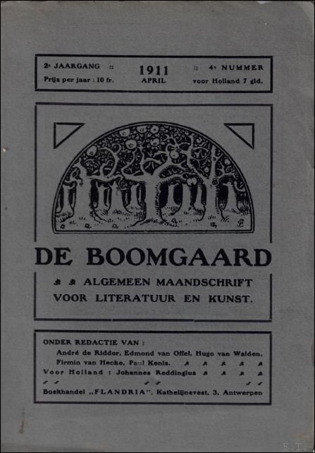 DE BOOMGAARD.1911, nummer 4 april jaargang 2