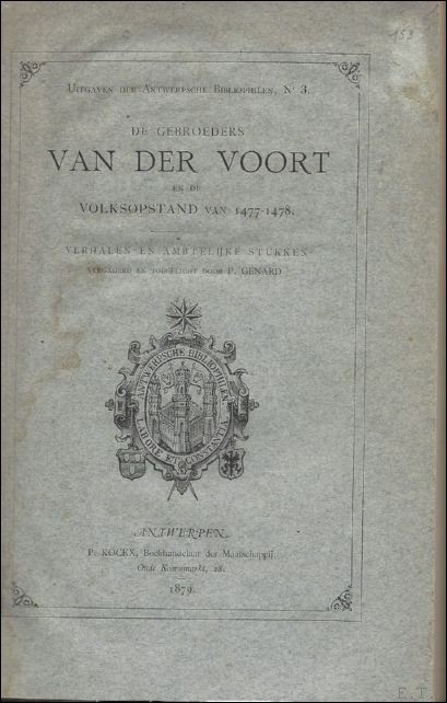 DE GEBROEDERS VAN DER VOORT EN DE VOLKSOPSTAND VAN 1477 …