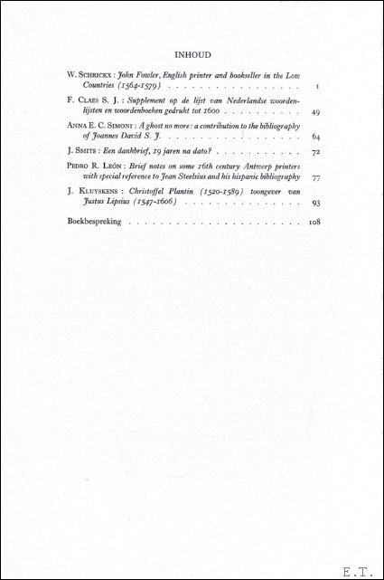 DE GULDEN PASSER, 54e jaargang, 1976 , bulletin van de …