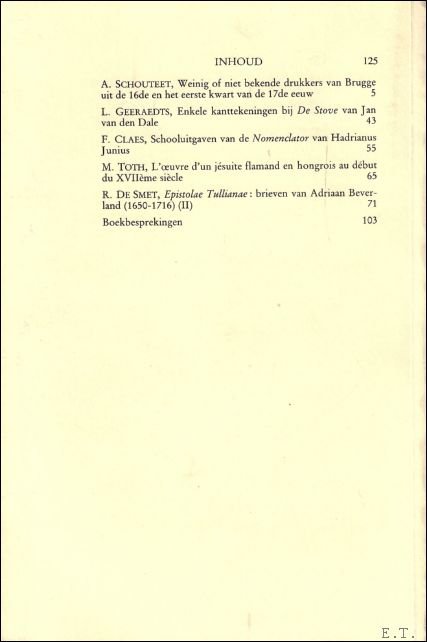 DE GULDEN PASSER, 65e jaargang, 1987 , bulletin van de …