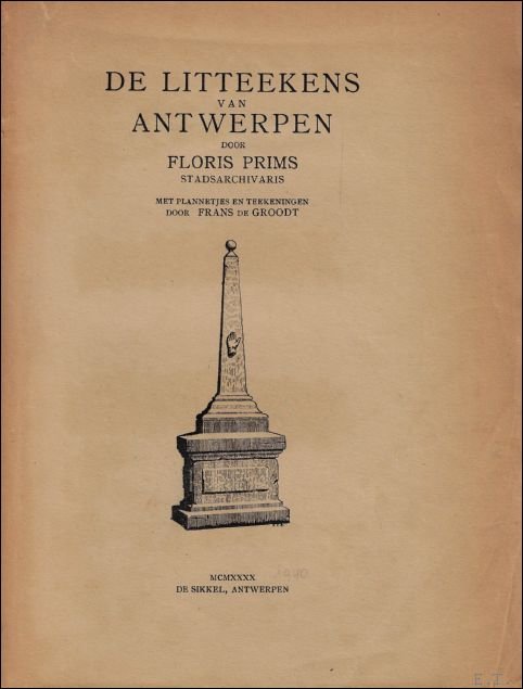 DE LITTEEKENS VAN ANTWERPEN.