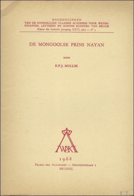 DE MONGOOLSE PRINS NAYAN,