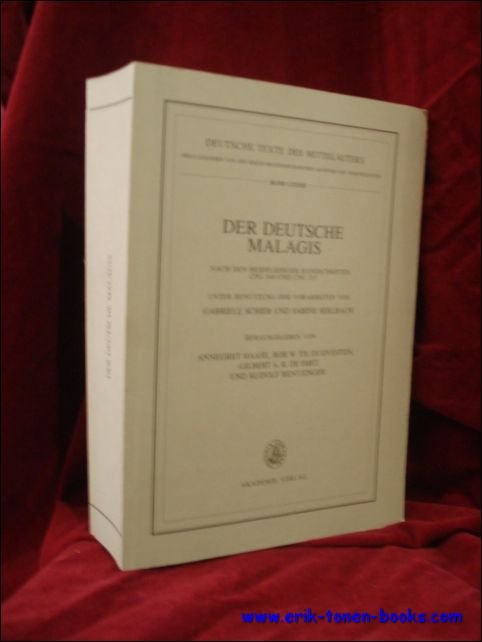 deutsche Malagis, nach den Heidelberger Handschriften CPG 340 und CPG …