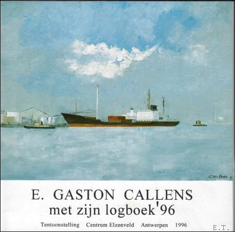 E. Gaston Callens met zijn logboek '96 / E. Gaston …