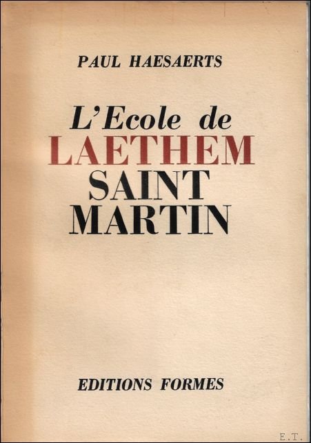 ECOLE DE LAETHEM SAINT MARTIN.