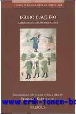Egidio d'Aquino. Liber avium viventium de rapina