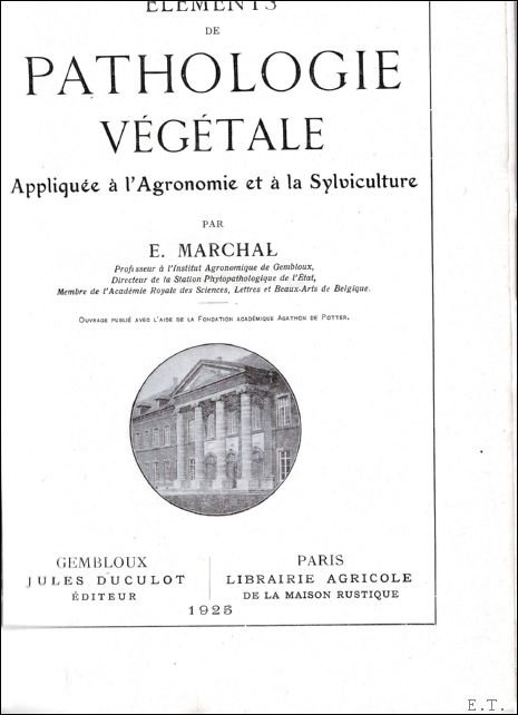 ELEMENTS DE PATHOLOGIE VEGETALE. | Immagine Gallery 2
