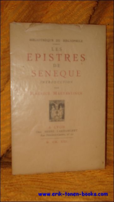 epistres de Seneque. Introduction. .