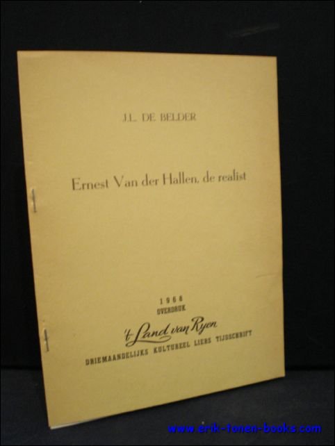 Ernest Van der Hallen, de realist