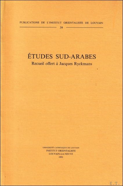 ETUDES SUD-ARABES.