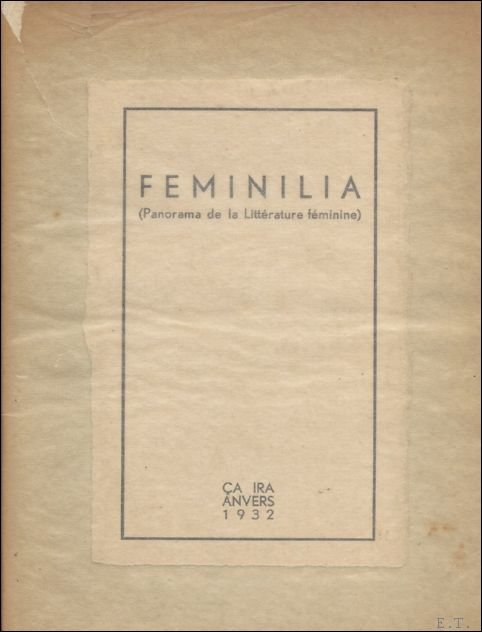 Feminilia. ( numerote).
