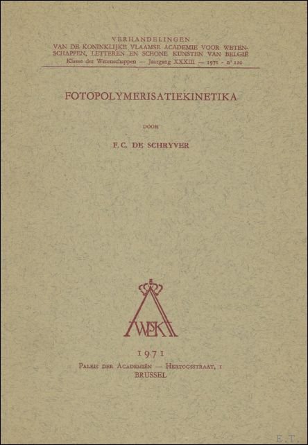 Fotopolymerisatiekinetika.
