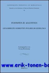 Fussnoten zu Augustinus: Gesammelte Schriften Wilhelm Geerlings ,