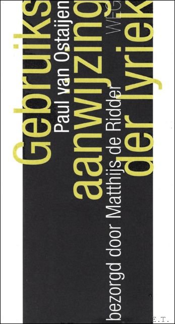 Gebruiksaanwijzing der lyriek | Immagine Gallery 2