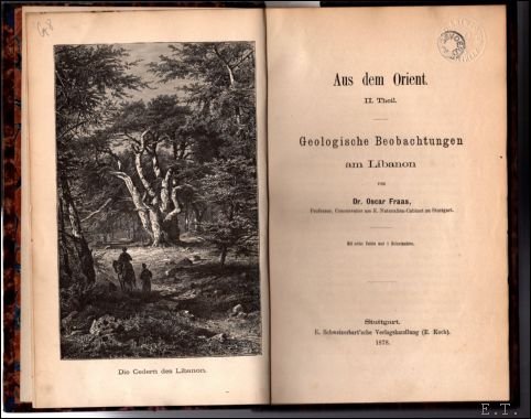 Geologische Beobachtungen am Libanon.
