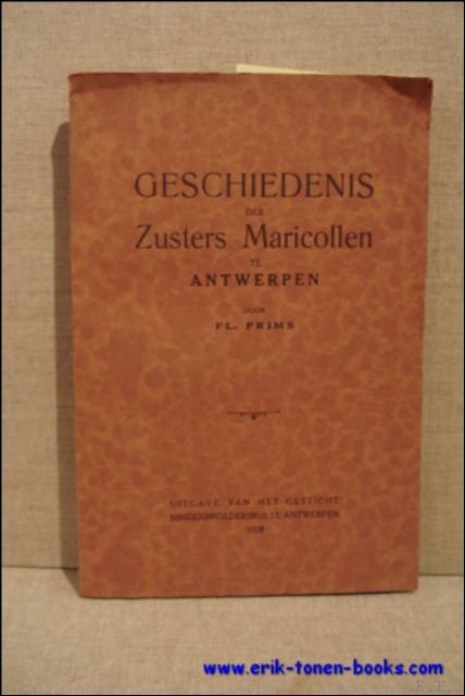 GESCHIEDENIS DER ZUSTER MARICOLLEN TE ANTWERPEN. | Immagine principale