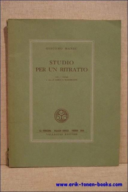 Giacomo Manzu. Studio per un ritratto.