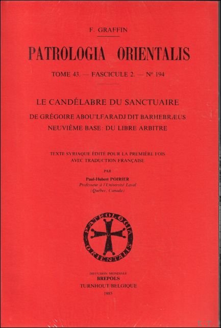 Gregoire Aboulfaradj Le candelabre du sanctuaire IX. Du libre arbitre,