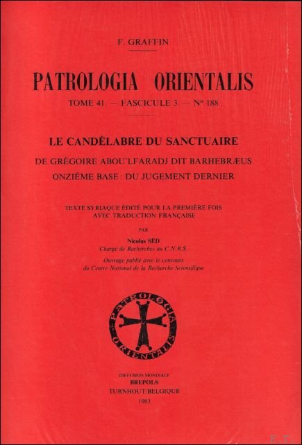 Gregoire Aboulfaradj Le candelabre du Sanctuaire XI. Du jugement,