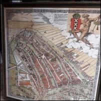 groote kaart van Amsterdam in 1544 van Kornelis Antoniszoon in …